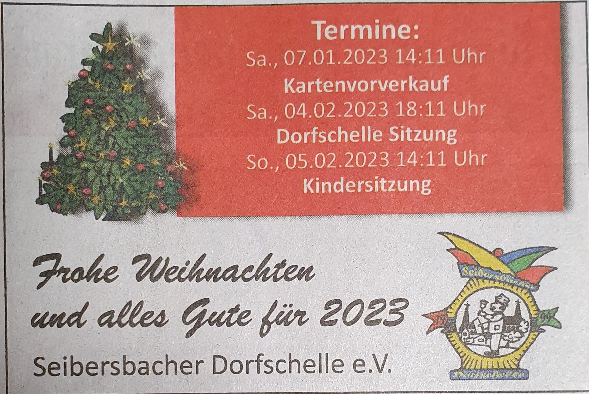 Dorfschelle Seibersbach Willkommen in Seibersbach